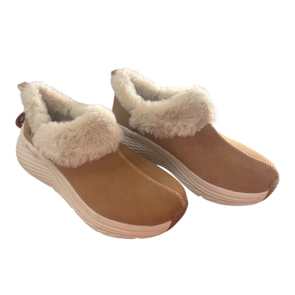 Skechers Cushioning Elite 2.0 Snowy Summit Chestnut Faux Fur Slip-On Shoes 8.5 - Picture 3 of 13